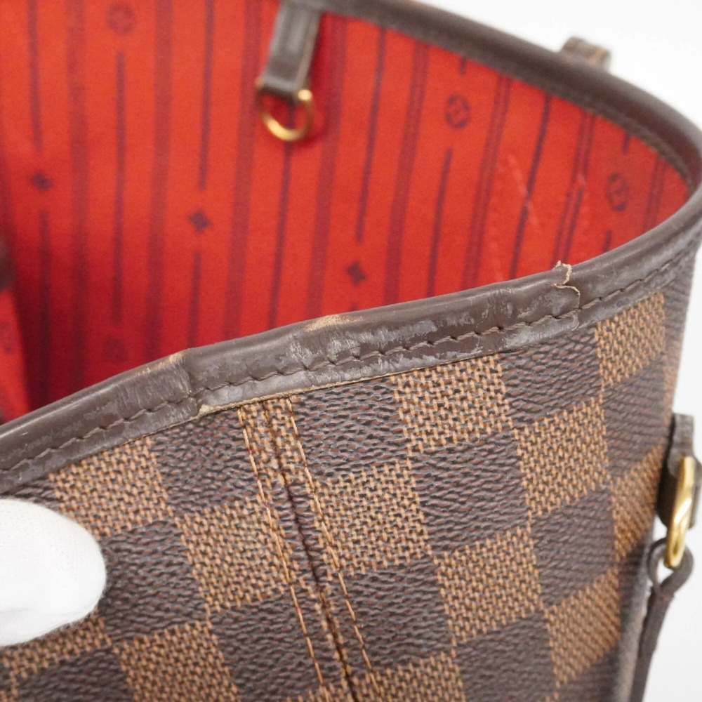 LOUIS VUITTON Authentic Brown Damier Neverfull MM Tote Bag - Picture 11 of 16